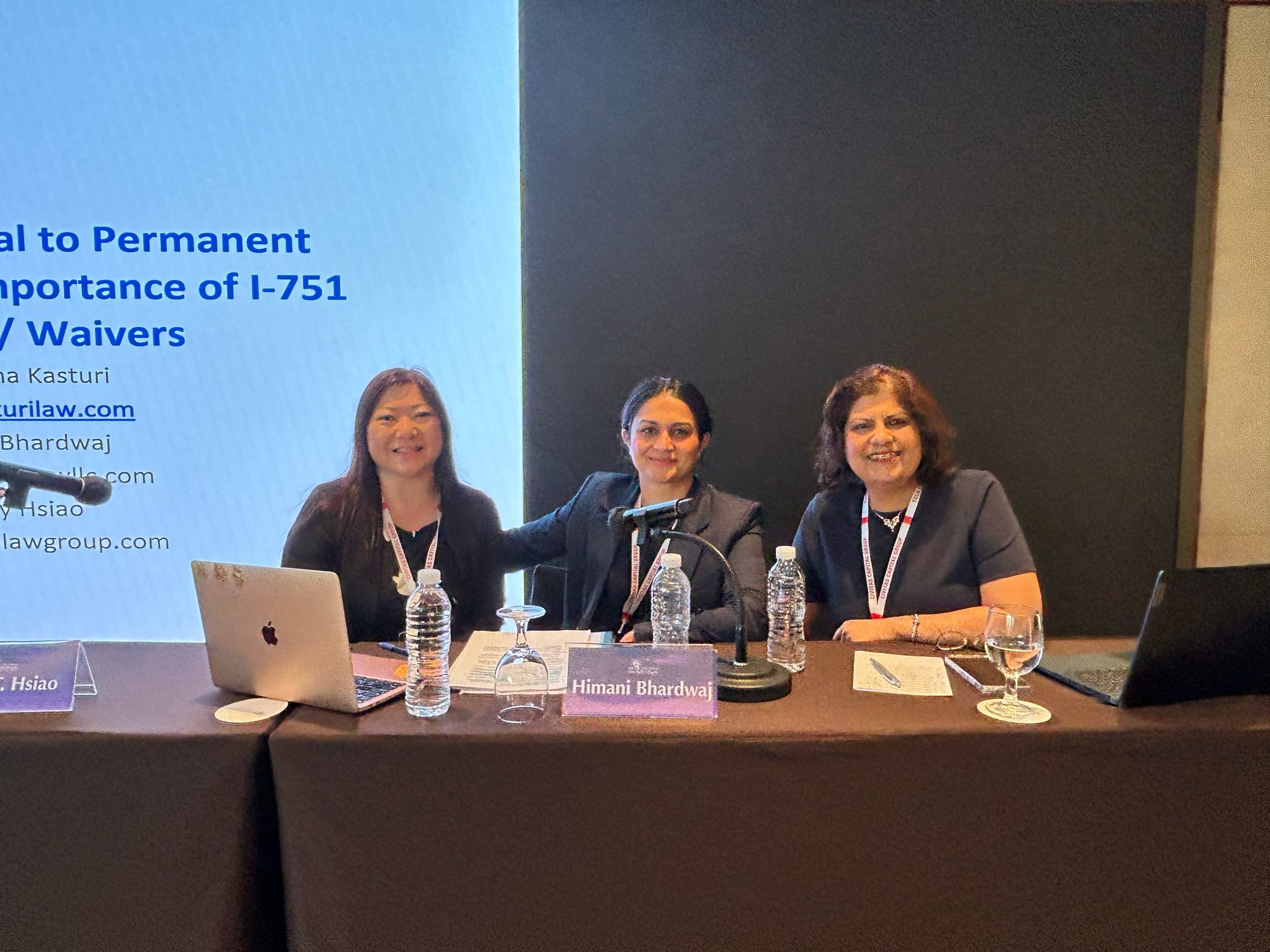 Attorney Himani Bhardwaj of HBM Law Offices shared practical I-751 waiver strategies at the AILA APAC Conference in Seoul, served as Conference Treasurer, and ended the trip with a joyful reunion - and a surprise to come.
