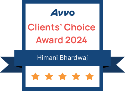 Avvo Clients’ Choice Award 2024 - Himani Bhardwaj